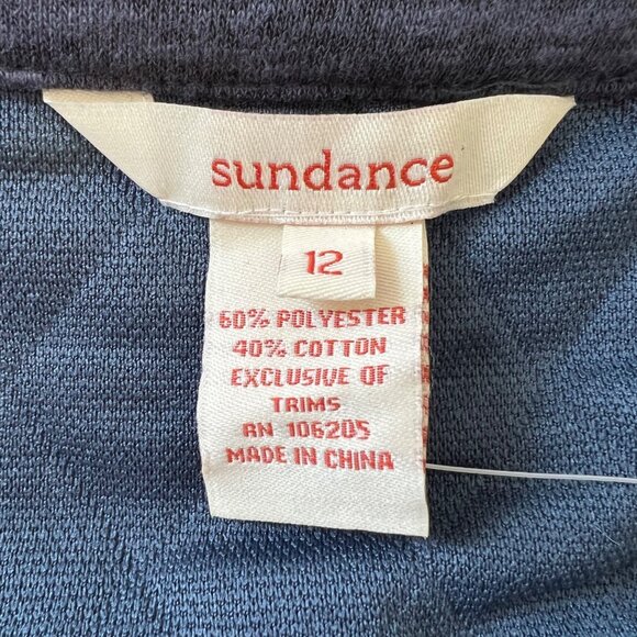 Sundance Womens Sidewalk Stroll Mini Skirt Blue Quilted Wrap size 12 - Picture 6 of 9